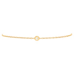 Cartier D'Amour Bracelet 18K Rose Gold and Diamond Small