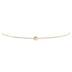 Cartier D'Amour Bracelet 18k Rose Gold and Diamond XS