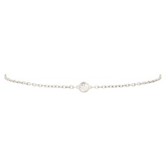 Cartier D'Amour Bracelet 18K White Gold and Diamond Small