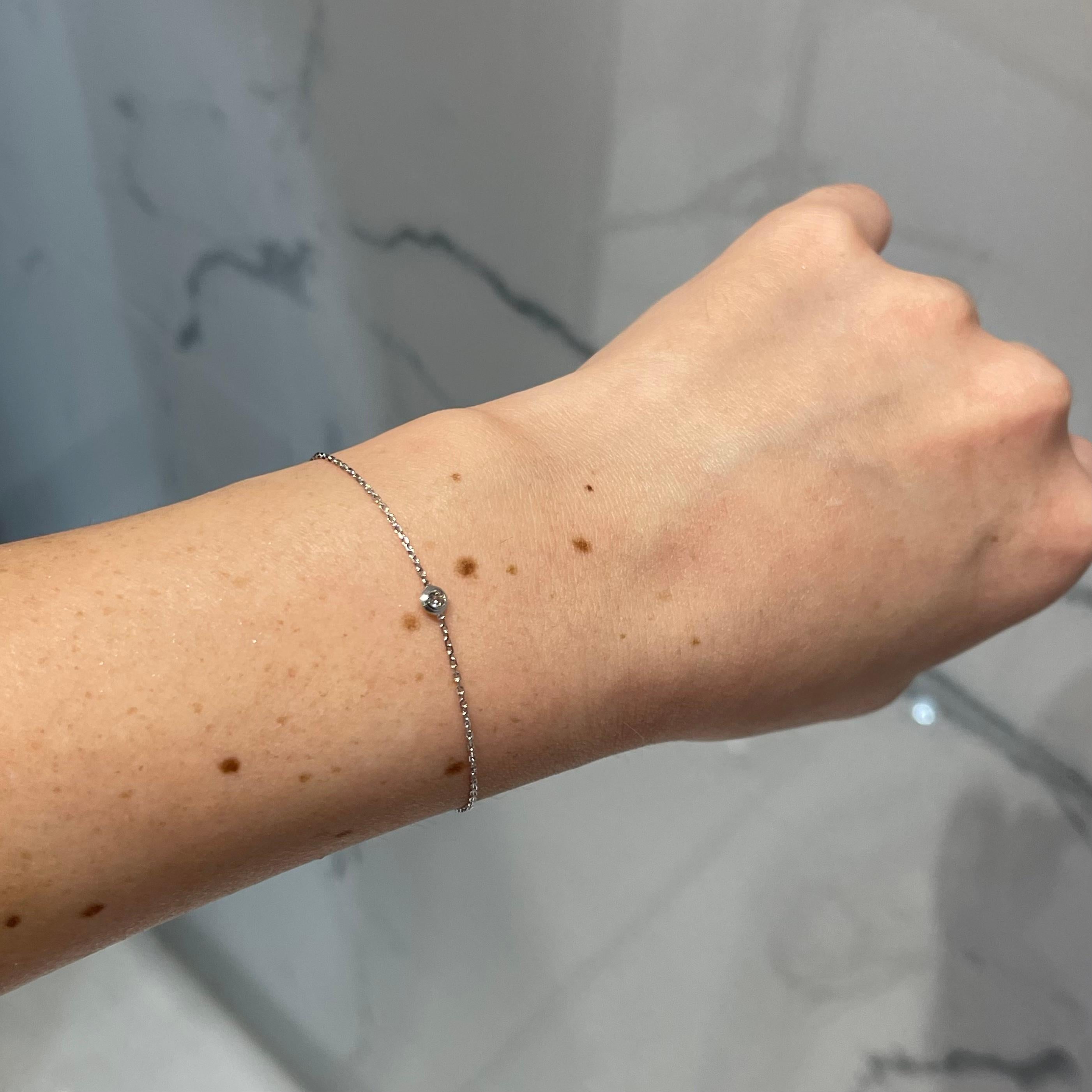 Cartier d'Amour Bracelet in 18k White Gold In Excellent Condition In Miami, FL