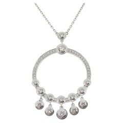 Cartier d'Amour Circular Tropfen-Diamant-Halskette