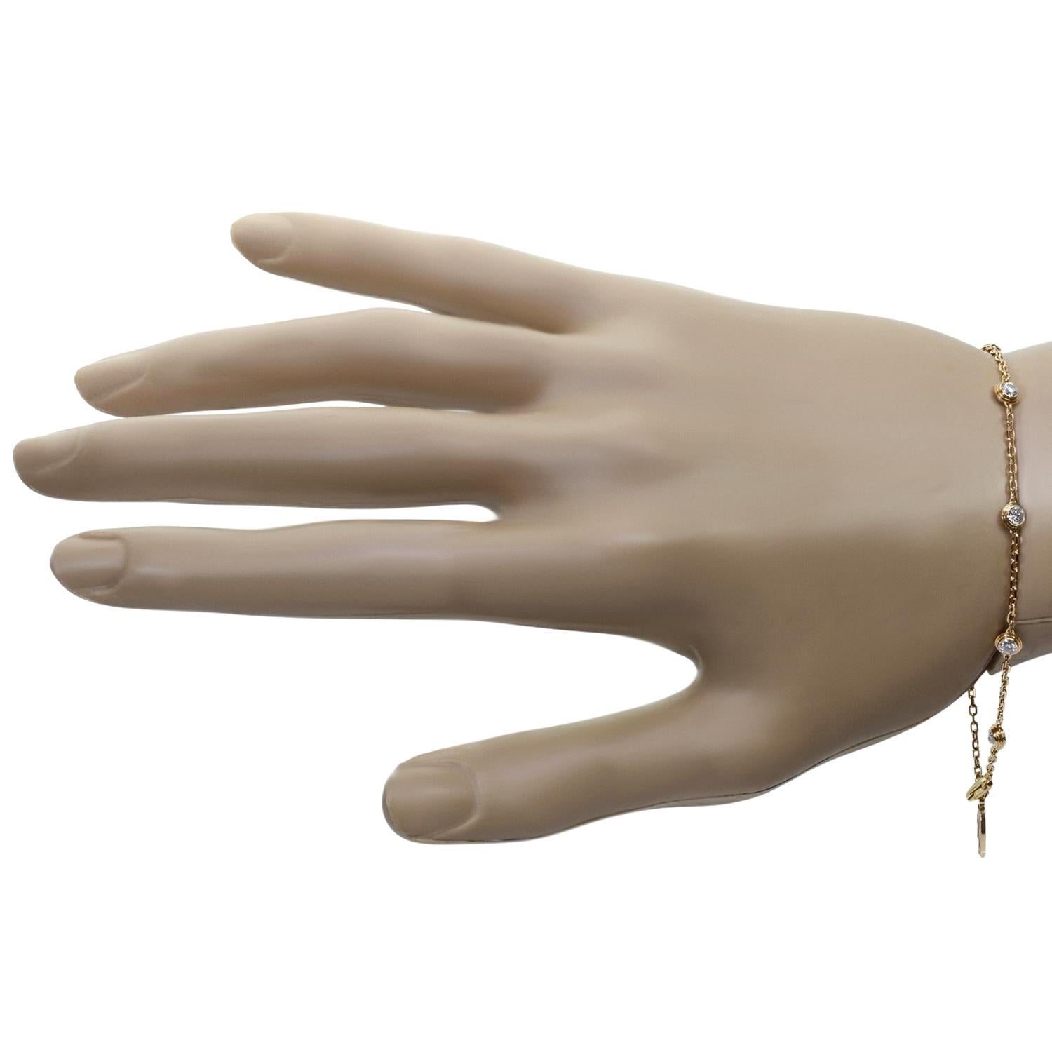 Cartier D''Amour Diamant-Armband aus 18k Roségold mit Papieren für Damen oder Herren
