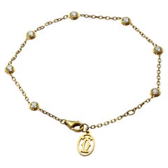 Cartier D'Amour Diamond 18k Rose Gold Bracelet Papers