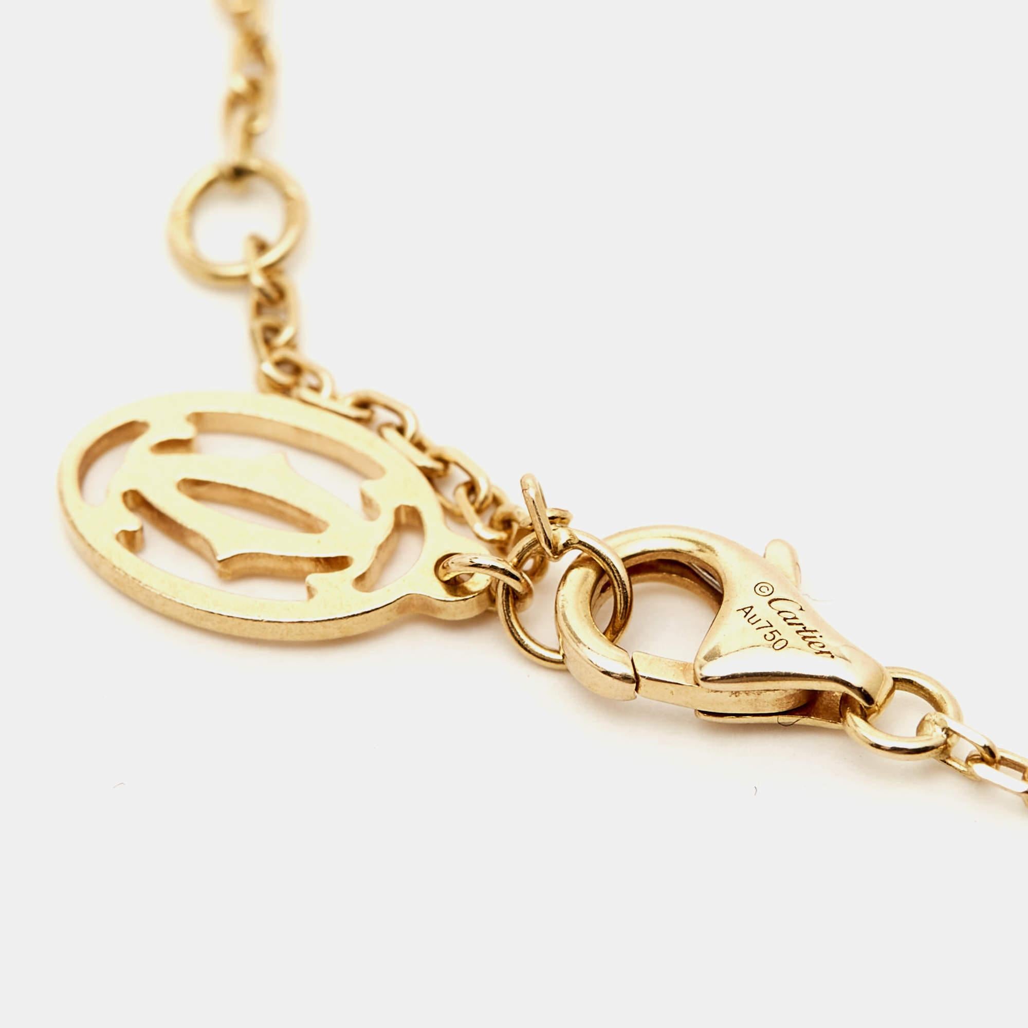 Cartier D'Amour Diamond 18k Yellow Gold Small Model Bracelet 1
