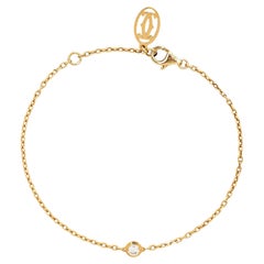 Cartier D'Amour Diamond 18k Yellow Gold Small Model Bracelet