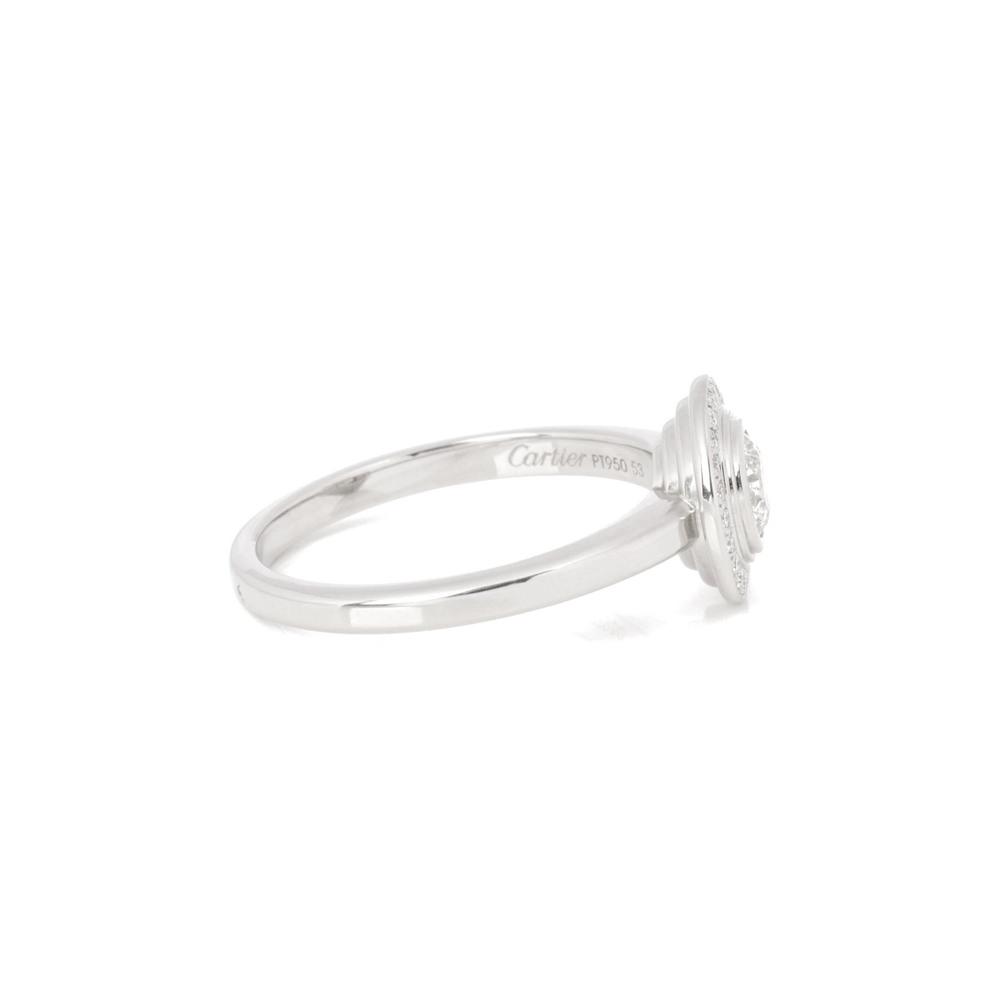 Cartier Diamond Halo Design Platinum D'amour Ring

Brand Cartier
Model Diamond D'amour Ring
Product Type Ring
Serial Number SD****
Age Circa 2013
Accompanied By Cartier Pouch, Certificate
Material(s) Platinum
Gemstone Diamond
Secondary Gemstone