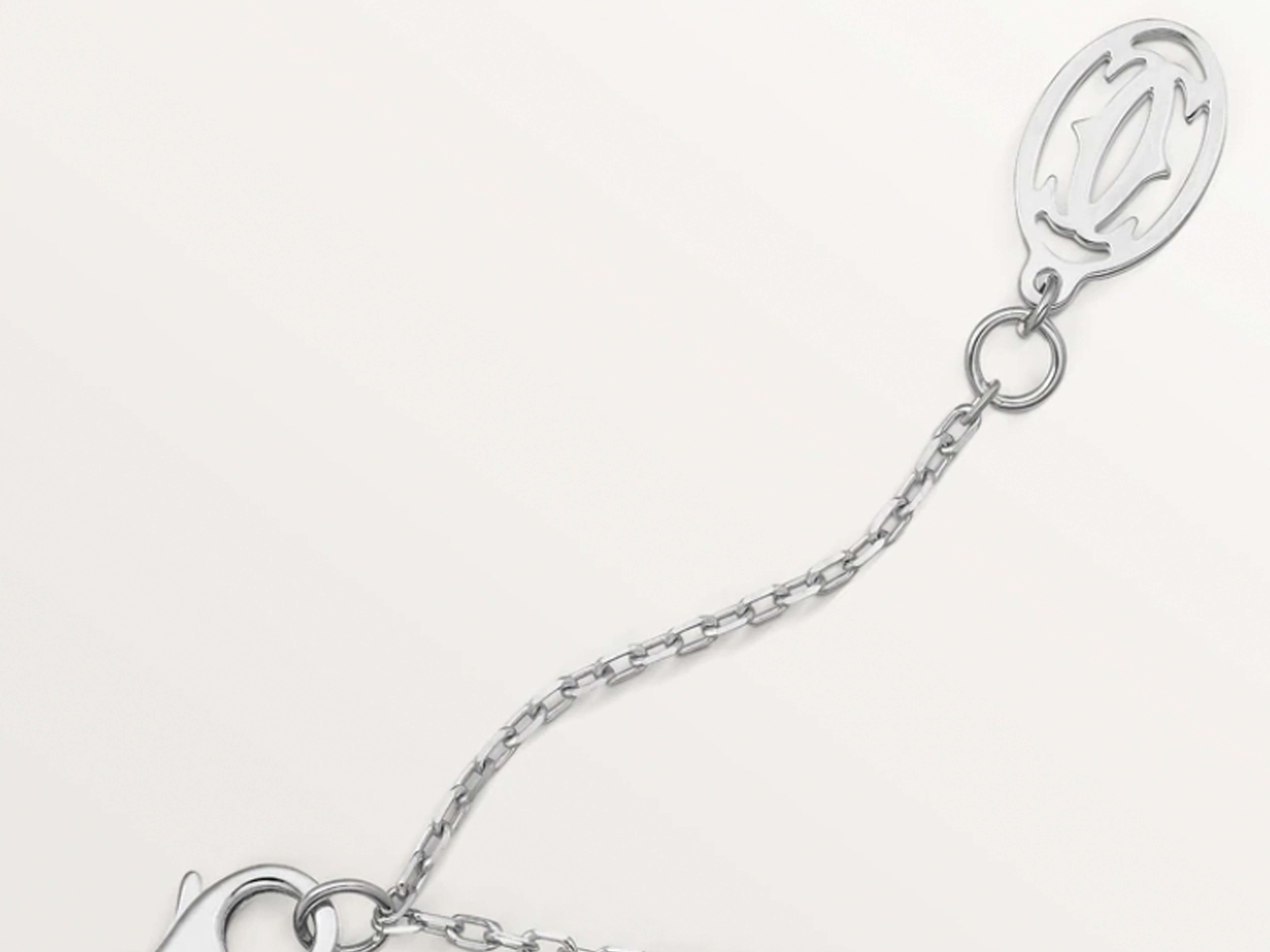 Women's Cartier D'amour Diamond Necklace in 18k White Gold