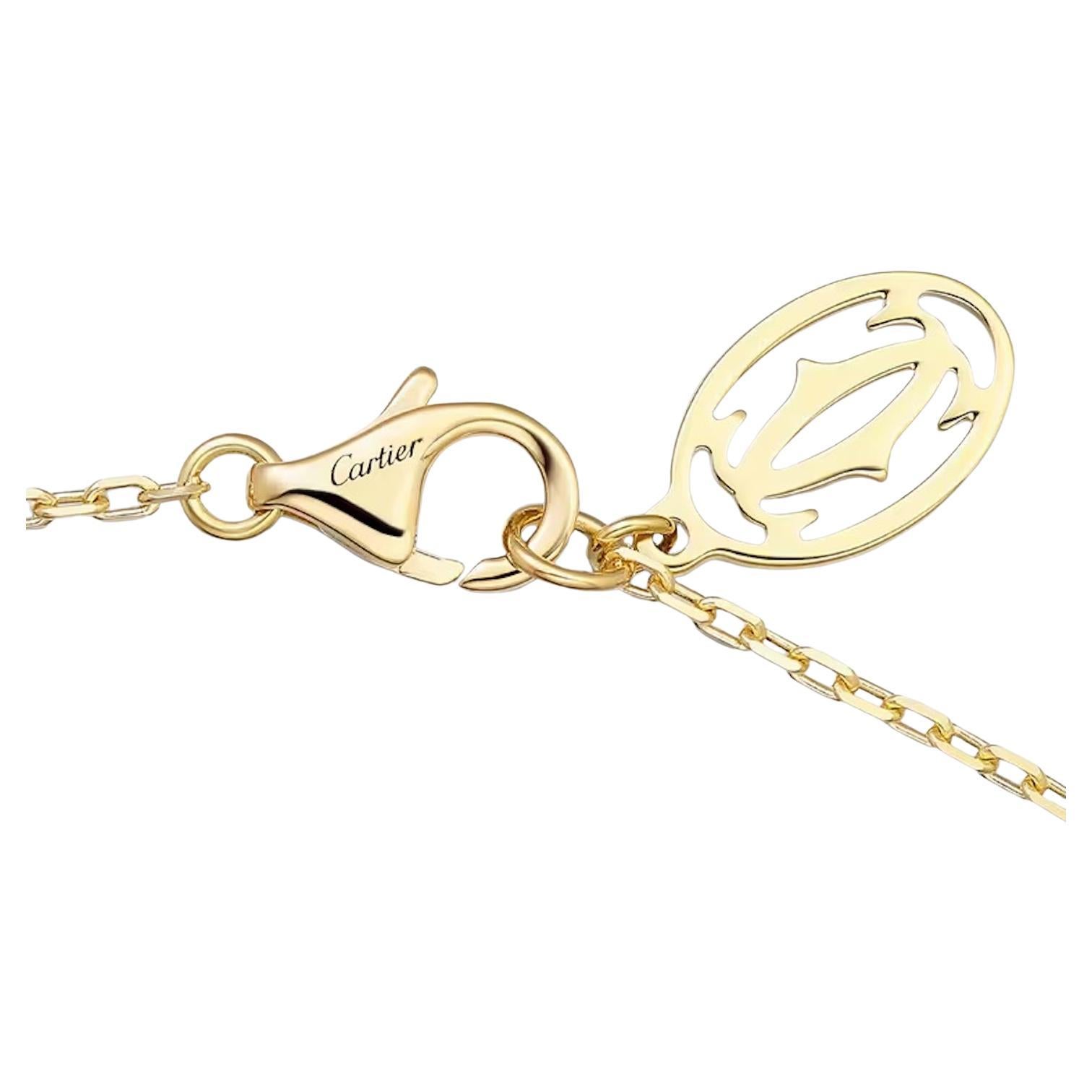 Cartier D'Amour Diamond Pendant Necklace 18K Yellow Gold Large Model In Excellent Condition In MIAMI, FL