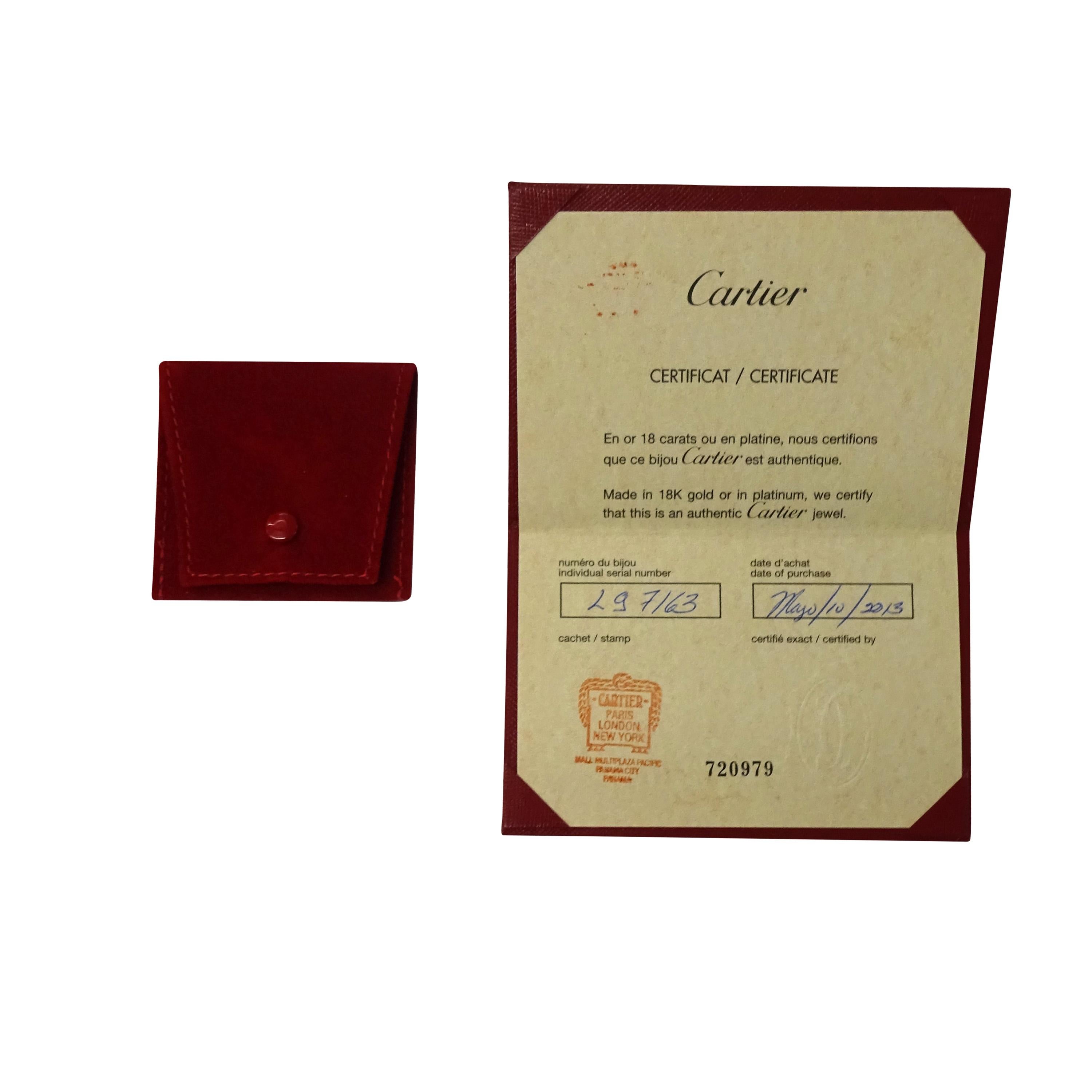 cartier d'amour earrings xs