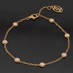 CARTIER D'Amour Diamond Yellow Gold Bracelet