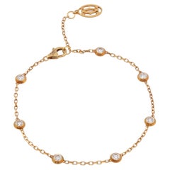 CARTIER D'Amour Diamond Yellow Gold Bracelet