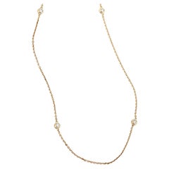 Cartier d'Amour Rose Gold Diamond Sautoir Necklace