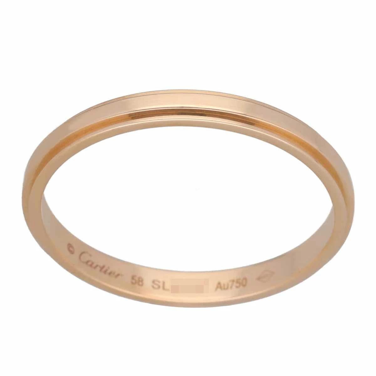 ■ Item Number: 25010122
■ Brand: Cartier
■ Product Name: D'Amour Wedding Ring
■ Model/Reference Number: B4093758
■ Material: 750 K18 Pink Gold
■ Weight: Approx. 2.4g (approx.)
■ Ring Size: EU：58/USA：8.75（Approx)
■ Width: Approx. 2.48mm / 0.09 inch
■
