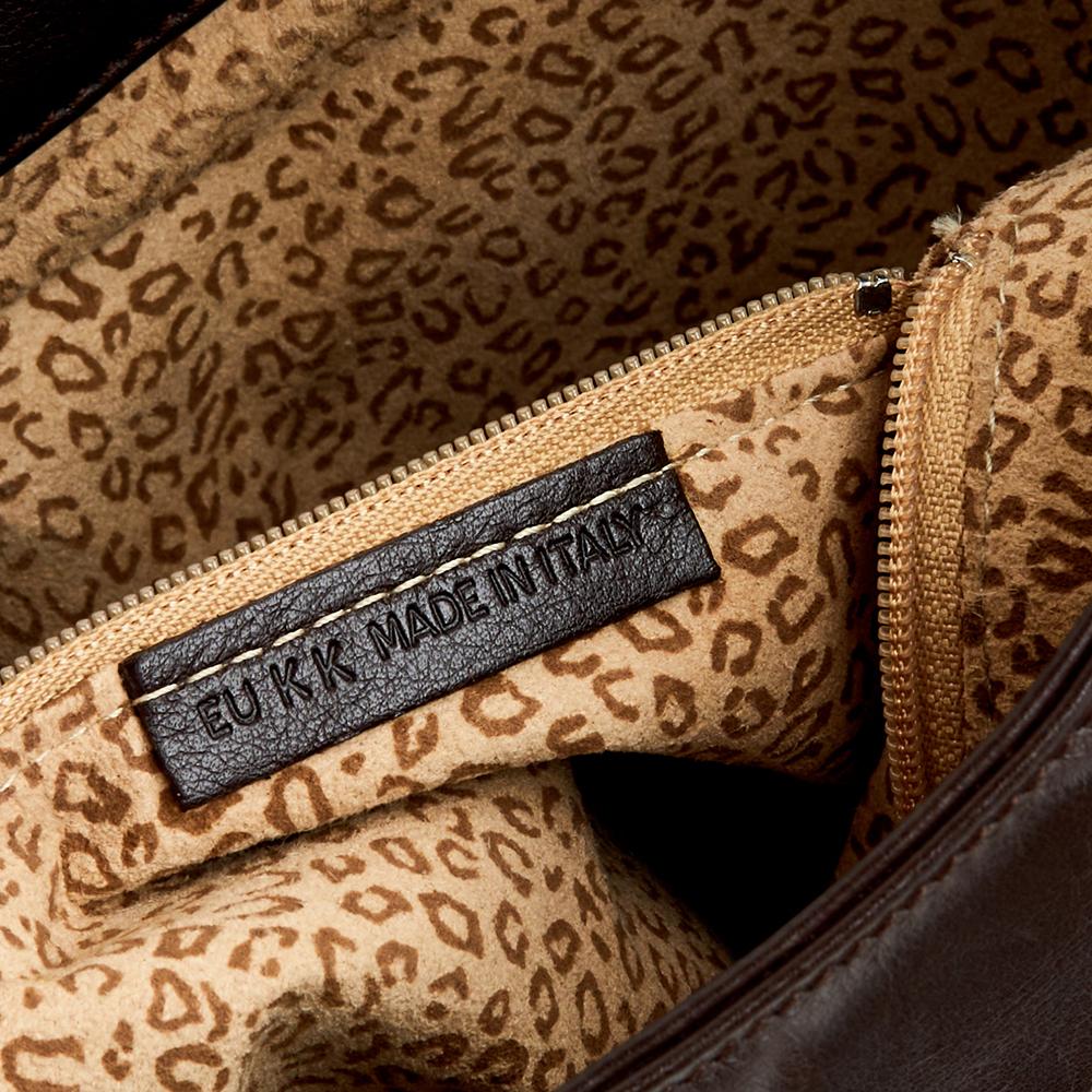 Cartier Dark Brown Leather Medium Panthere de Cartier Bag 5