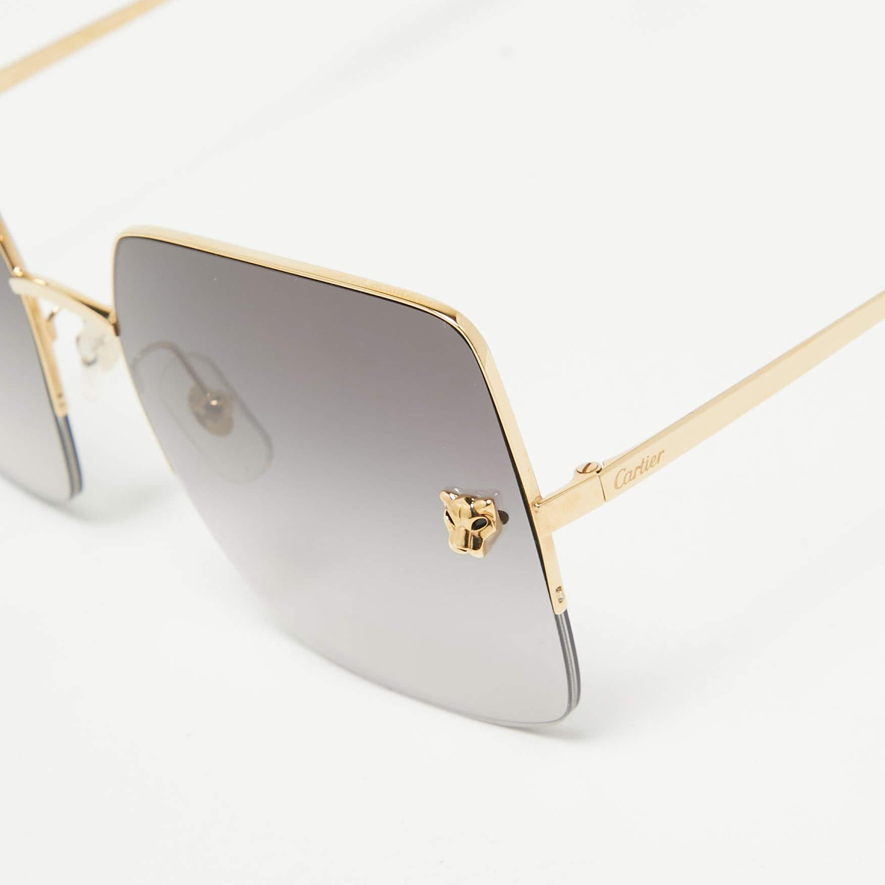 The stylish frame and good quality lenses make these sunglasses a high fashion accessory that you must own. Designed by Cartier  the pair will look best with your statement outfits.