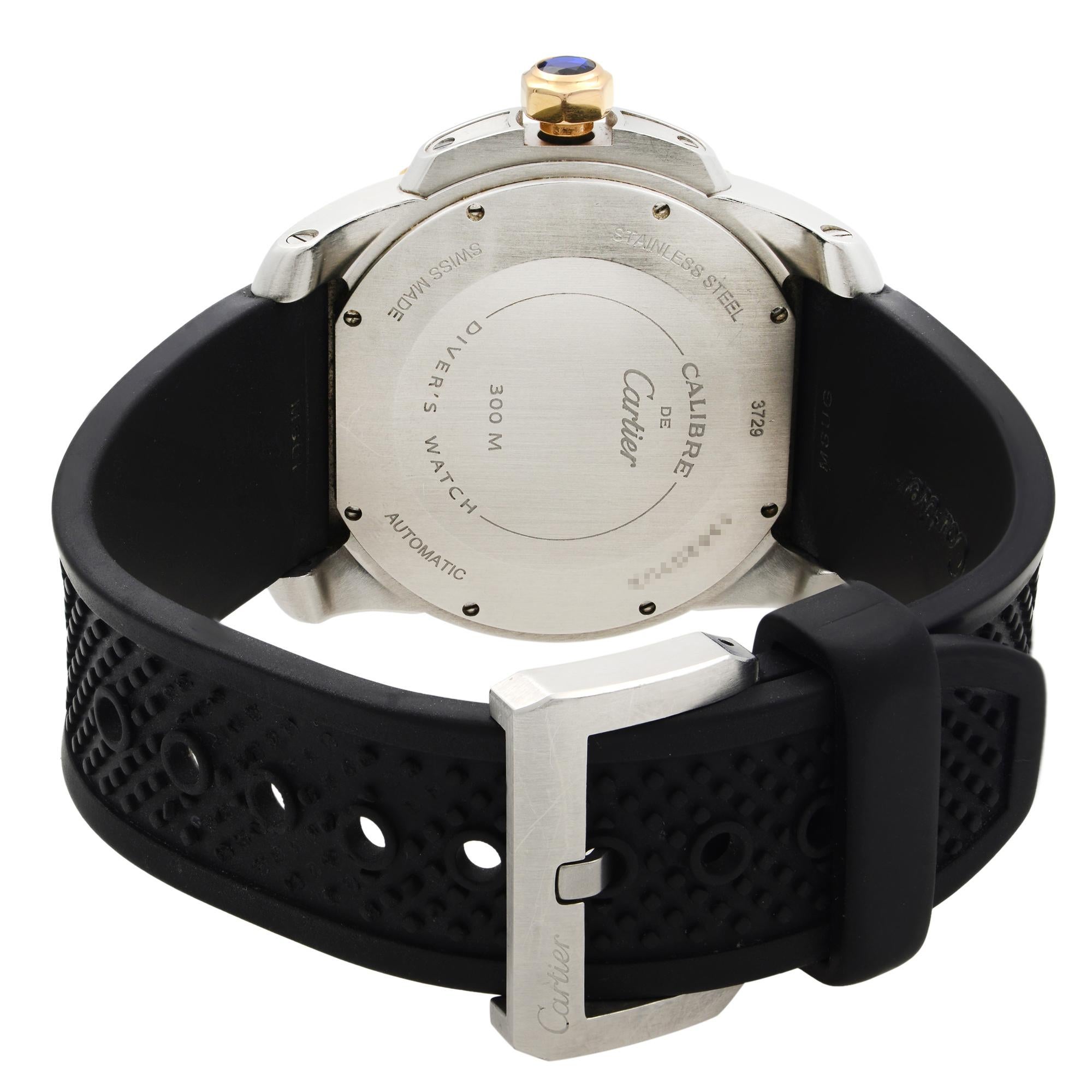 cartier men watch black