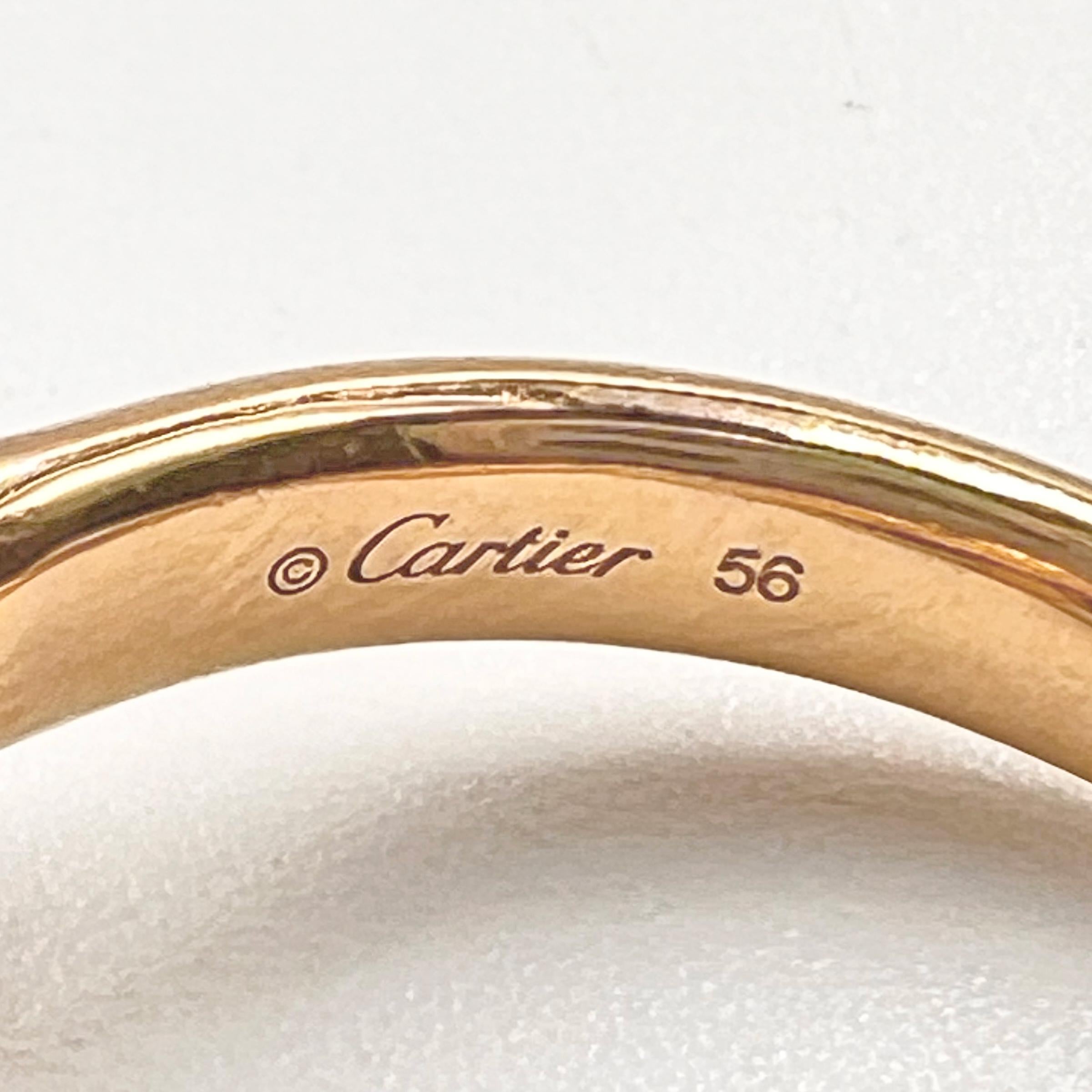 Modern Clash de Cartier Medium 18k Rose Gold Ring For Sale