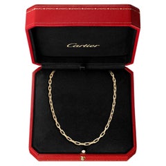 Cartier De Santos Kette Halskette aus 18 Karat Gelbgold