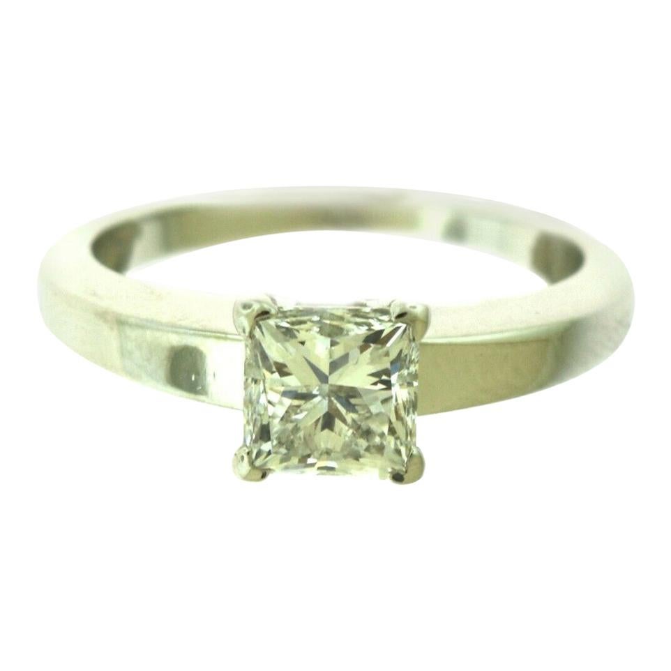 Cartier Declaration D'Amour Princess Cut GIA Diamond Platinum Ring
