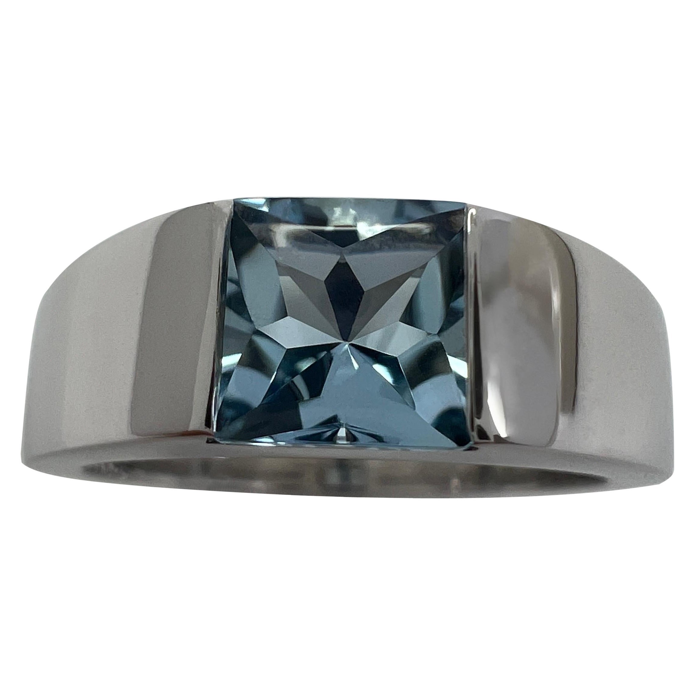Cartier Aquamarine and Diamond Ring - FD Gallery