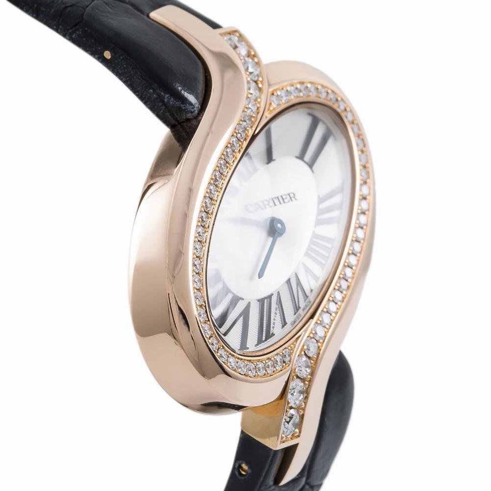 Cartier Delices de Cartier Reference #:WG8000006. Cartier Delices 3379 WG8000006 Womens Quartz Watch Factory Diamond 18k Rose Gold. Verified and Certified by WatchFacts. 1 year warranty offered by WatchFacts.
