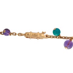 Cartier Delices de Goa 18K Rose Gold Multi-Gemstone Necklace CA18-051926