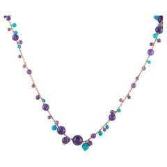 Cartier Delices de Goa 18K Rose Gold Multi-Gemstone Necklace CA18-051926