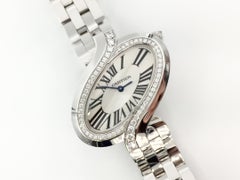 Cartier Delices Large Watch 18 Karat White Gold WG800007