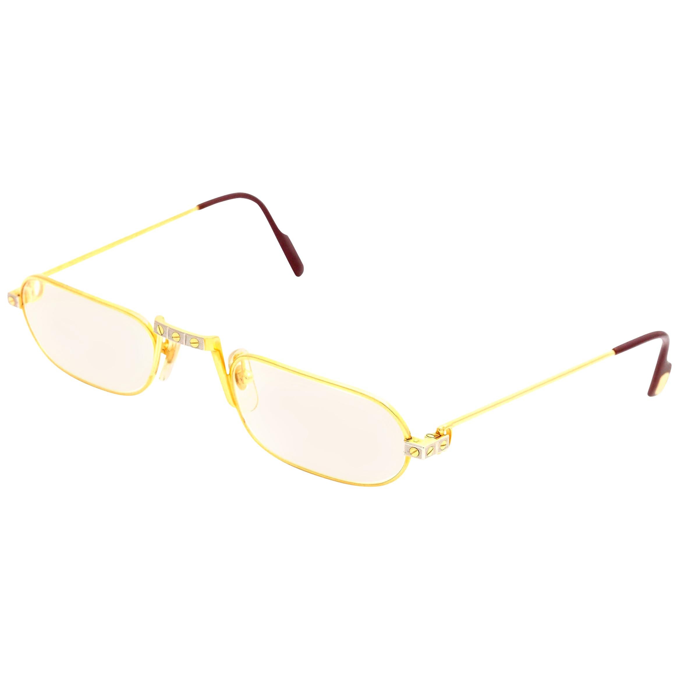 Cartier Demi Lune Vintage Sunglasses For Sale