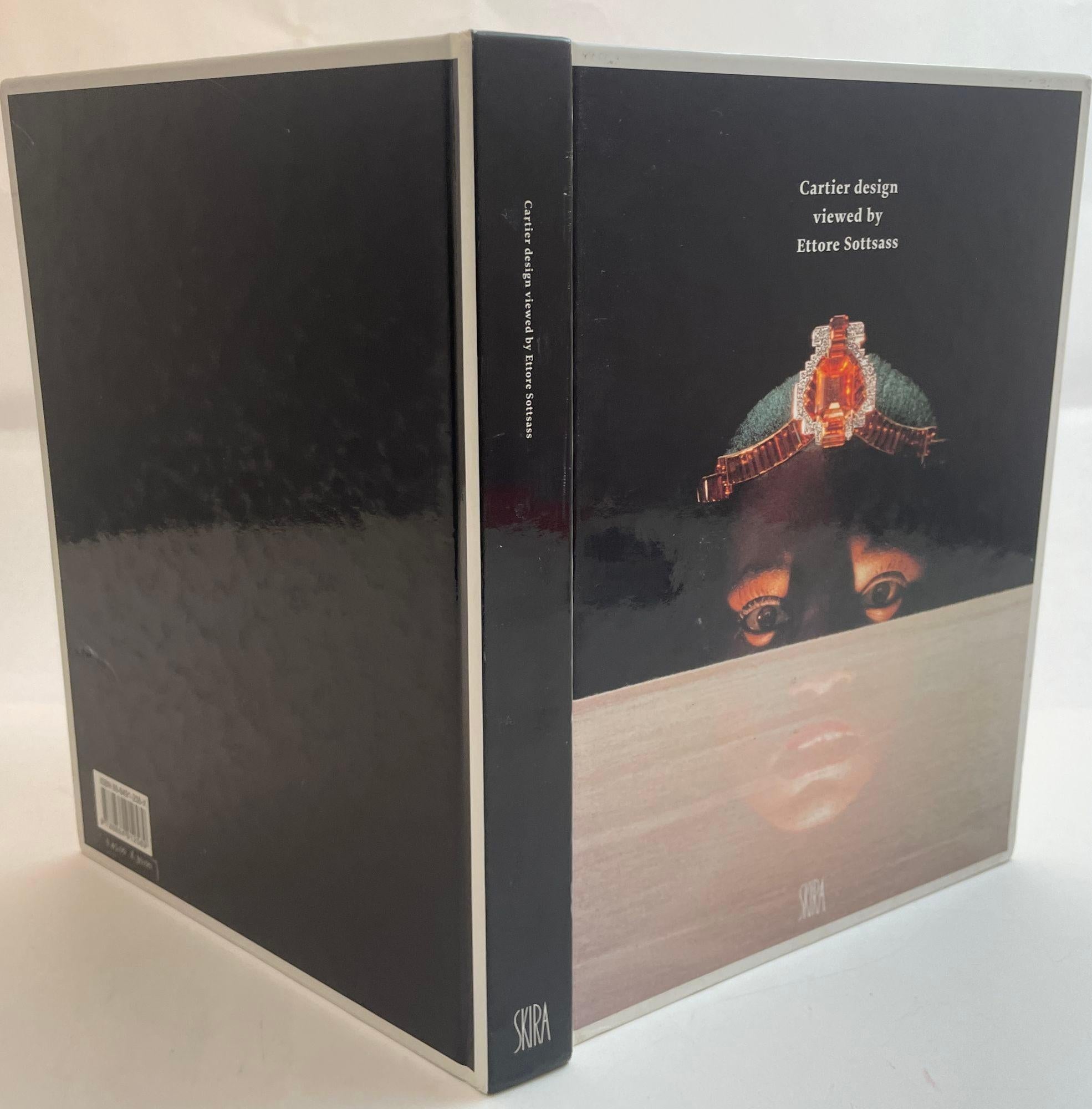 Italian Cartier Design Viewed Book by Ettore Sottsass Hardcover Book