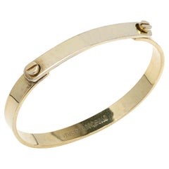 Cartier Designer Aldo Cipullo, 18k Gold Plated "Love" Bracelet