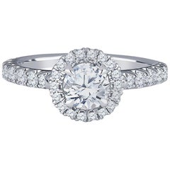 Cartier Desinee Solitaire Engagement Ring with 0.50 Carat Round Centre Stone