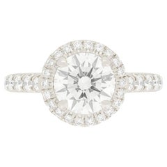 Cartier ‘Destinée’ 1.44ct Diamond Halo Ring
