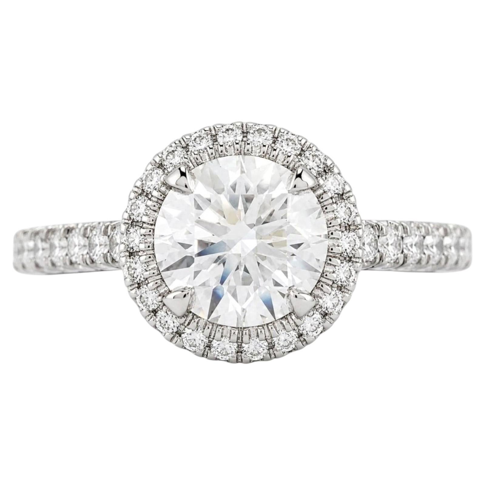 Cartier Destinée 1,54 Karat Gesamtgewicht Runder Brillantschliff Diamantring im Angebot