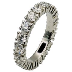 Cartier Destinée 3 Carat Diamond Platinum Eternity Wedding Band