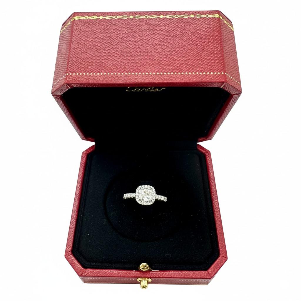 Anillo de compromiso Cartier Destinée en Excelente estado para la venta en Chicago, IL