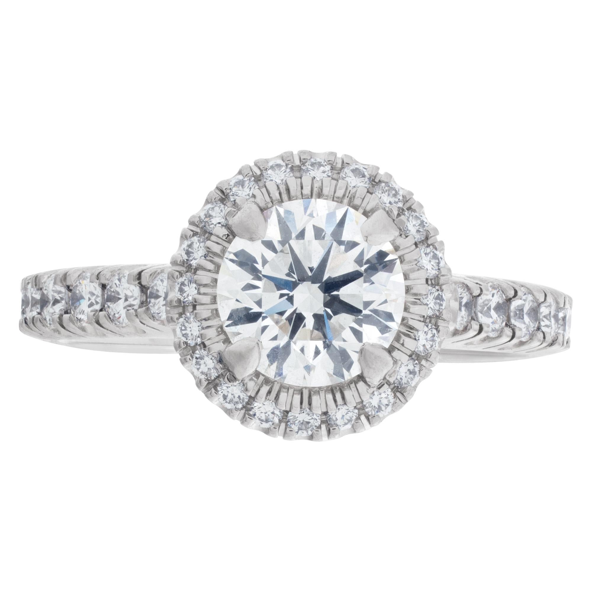Cartier Bague « Destinee » en diamant rond brillant de 0,73 carat certifié GIA Excellent état - En vente à Surfside, FL