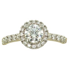 Bague solitaire Cartier Destinée en platine, sertie d'un diamant certifié GIA