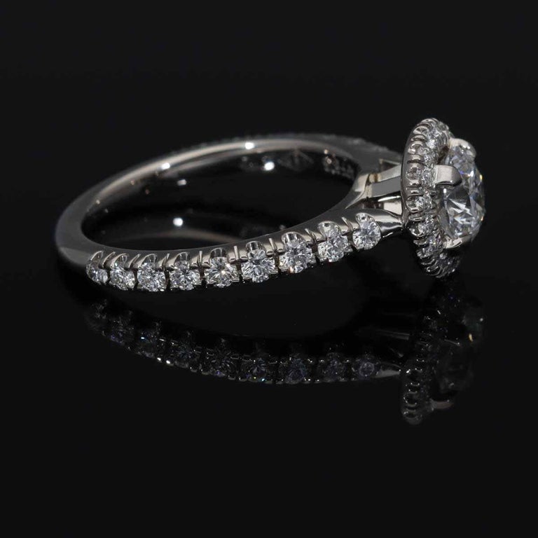 Bague Cartier Destinee solitaire en platine 0,56 carat F-VS1-Ex US - Main Image