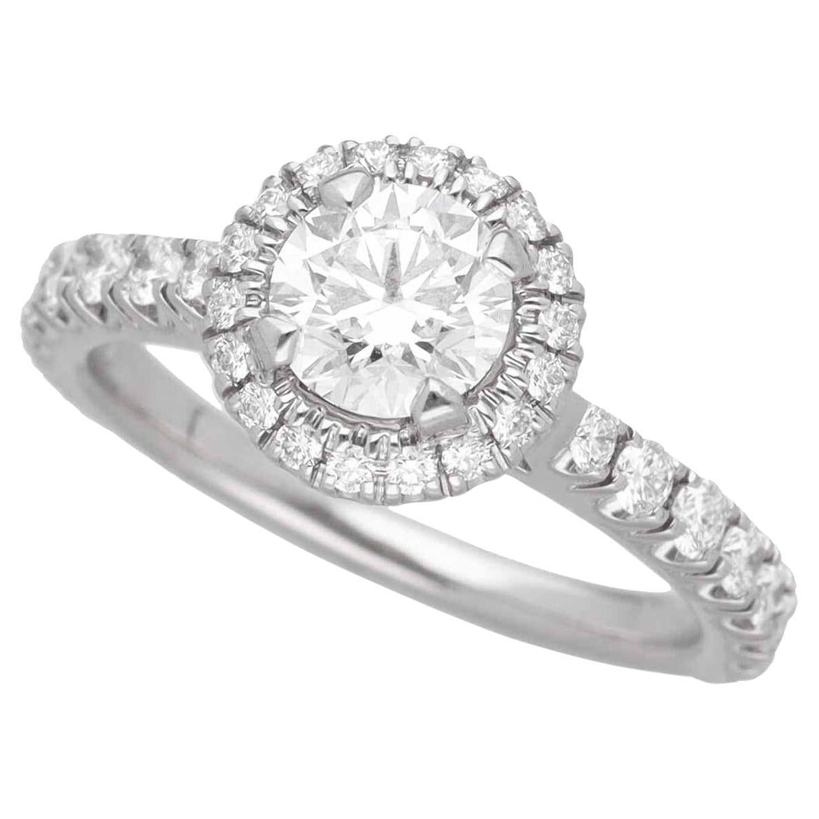 Cartier Destinee Solitaire Diamond 0.56ct F-VS1-Ex Anello in platino US 3 3/4