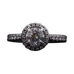 Cartier Destinée Anillo de Compromiso de Diamante Brillante Redondo Solitario Platino