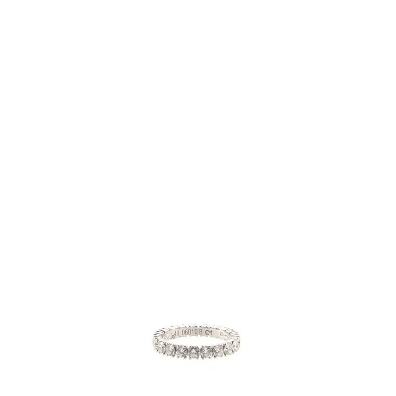 Women's Cartier Destinee Wedding Band Ring Platinum and Diamonds 1.46 Carat