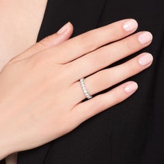 Fede nuziale CARTIER Destinée in platino con diamanti, 1,45 ct, circa 2015
