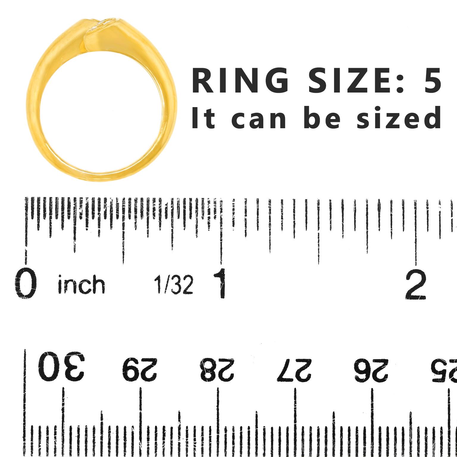 Cartier Deux Tetes Croisses Heart Motif Diamond Ring For Sale 1
