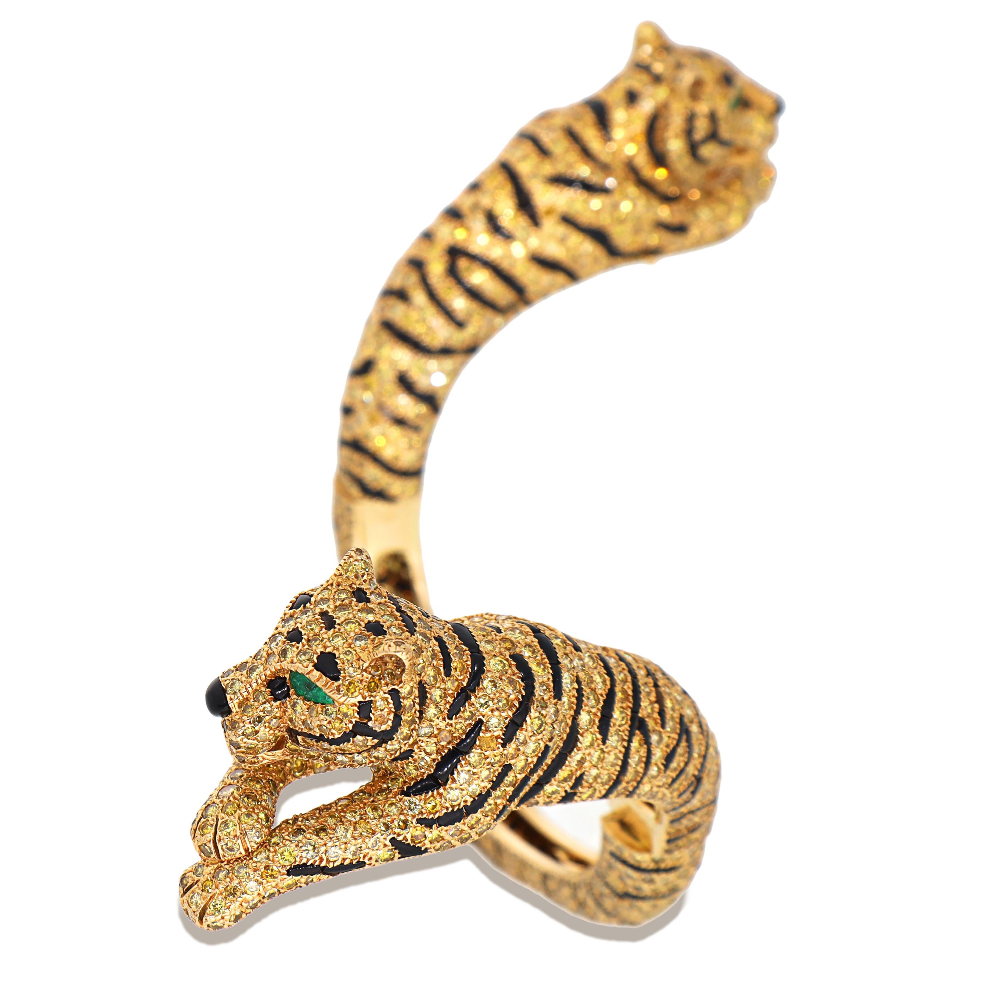 CARTIER Pulsera Deux Têtes Tigre en venta 1