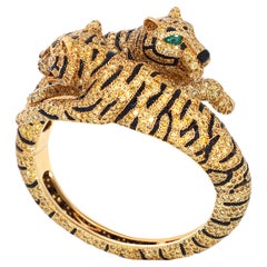 CARTIER Deux Têtes Tiger-Armband