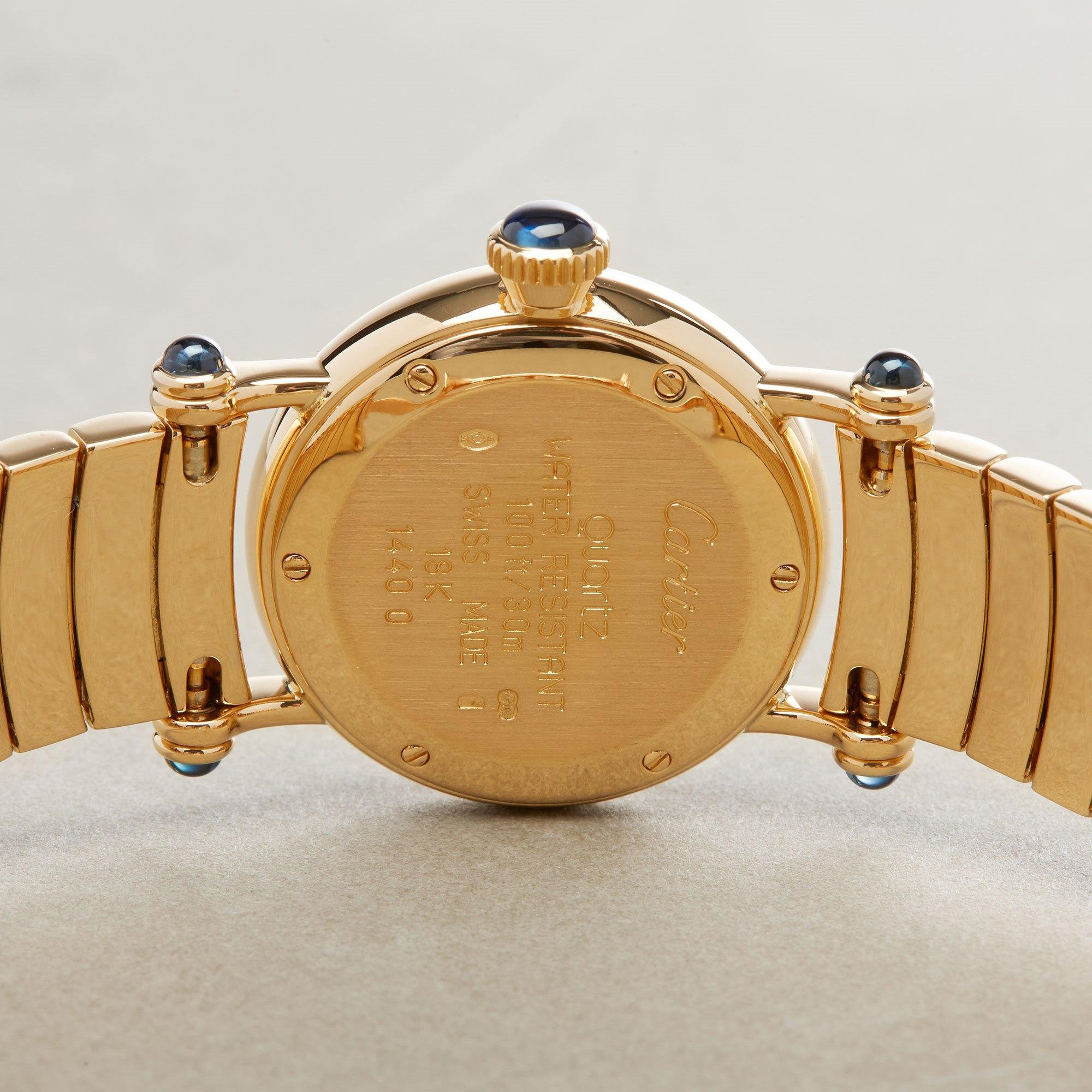 Women's Cartier Diabolo 1440 Ladies Yellow Gold Watch