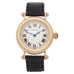 Cartier Diabolo 1460 Montre mécanique en or jaune pour femmes