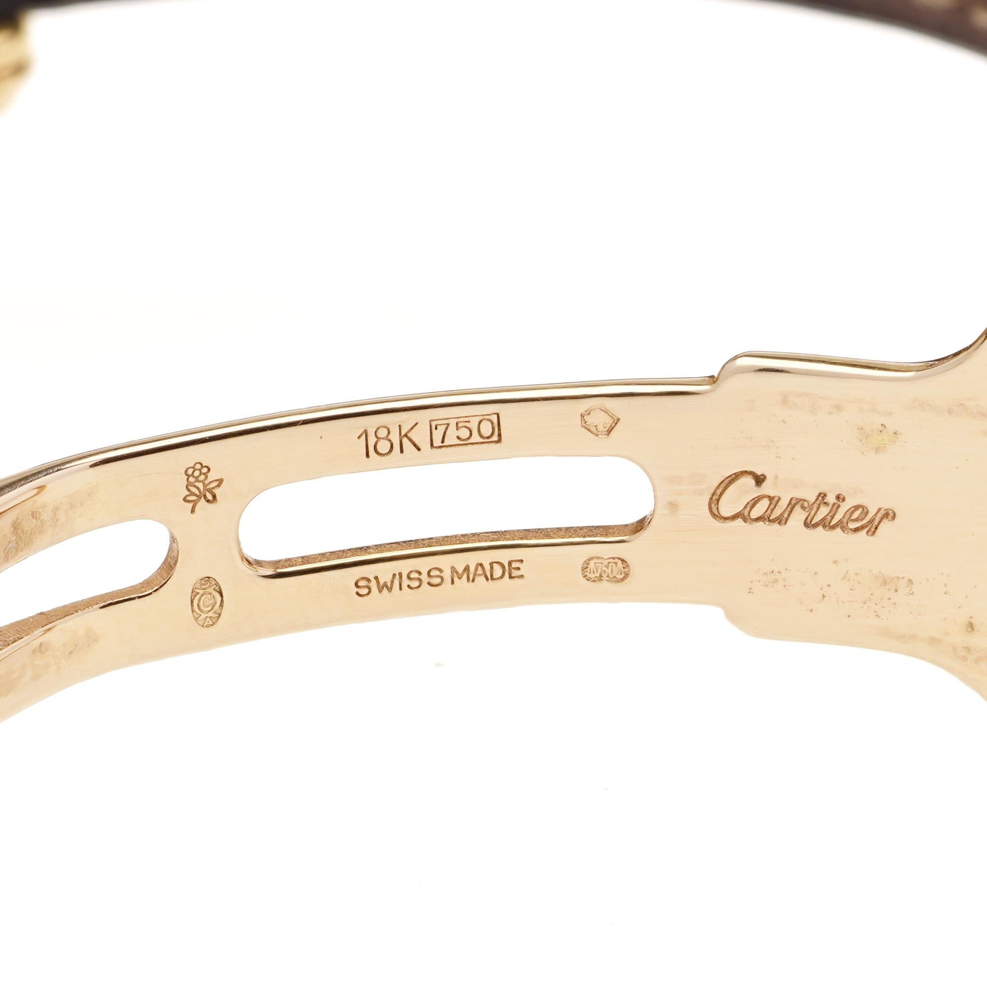Cartier Diabolo 18K Yellow Gold Manual Wind Wristwatch For Sale 1