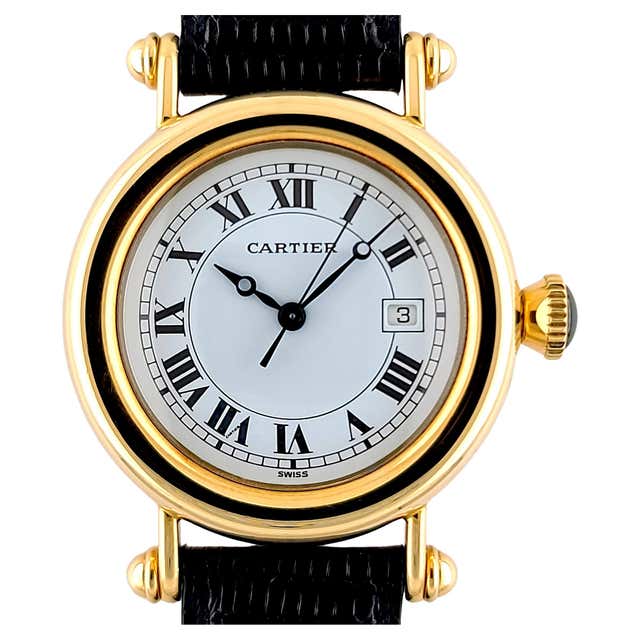 Cartier Vendome Louis Cartier Trinity Date Three 18k Golds with 3 Gold ...